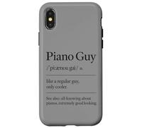 Funny Piano Guy definition Pianist Custodia per iPhone X/XS