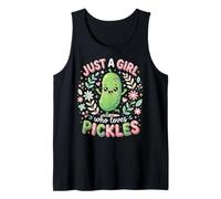 Funny Pickle Costume, Just a Girl Who Loves Pickles Canotta