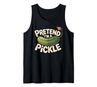 Funny Pickle Halloween Pretend I'm A Pickle Halloween Humor Canotta