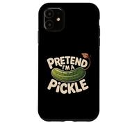 Funny Pickle Halloween Pretend I'm A Pickle Halloween Humor Custodia per iPhone 11