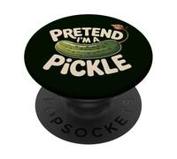 Funny Pickle Halloween Pretend I'm A Pickle Halloween Humor PopSockets PopGrip Adesivo