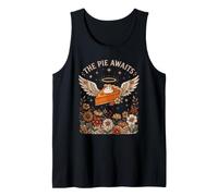 Funny Pie Shirt Ringraziamento Angeli Ali Halo Zucca Donna Canotta
