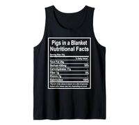 Funny Pigs in A Blanket Nutritional Facts Foodie Gift Canotta