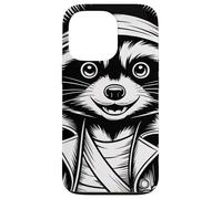 Funny Pirate Raccoon Custodia per iPhone 13 Pro