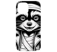 Funny Pirate Raccoon Custodia per iPhone 15