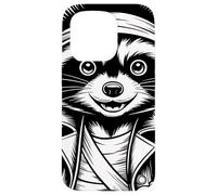 Funny Pirate Raccoon Custodia per iPhone 15 Pro