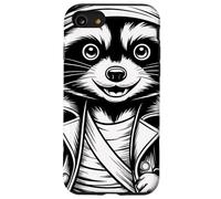 Funny Pirate Raccoon Custodia per iPhone SE (2020) / 7/8