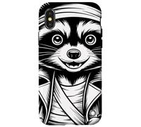 Funny Pirate Raccoon Custodia per iPhone X/XS