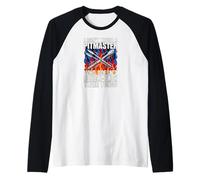 Funny Pitmaster BBQ Grilling Double Click Tongs Maglia con Maniche Raglan