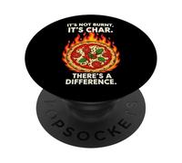 Funny Pizza Maker Not Burnt It's Char Oven Chef PopSockets PopGrip Adesivo