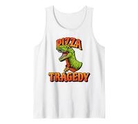 Funny Pizza Tragedy | T-Rex Illustration | Tyrannosaurus Rex Canotta