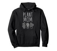 Funny Plant Lady, Not A Regular Mom I'm A Plant Mom Felpa con Cappuccio