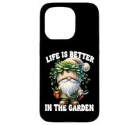 Funny Plant Lover Gnome Grandpa Life Is Better In The Garden Custodia per iPhone 15 Pro