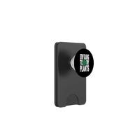 Funny Plant Lover Stop Talking To My Plants Monstera Design PopSockets PopWallet per MagSafe