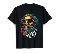 Funny Platone Cave Philosophy Wordplay Dance Music Festival Maglietta