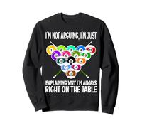 Funny Pool Billiard Men Women Billiards Players 8 Ball Gifts Felpa