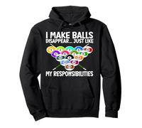 Funny Pool Billiard Men Women Billiards Players 8 Ball Gifts Felpa con Cappuccio