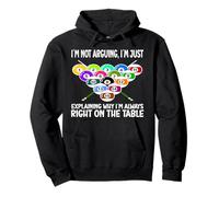 Funny Pool Billiard Men Women Billiards Players 8 Ball Gifts Felpa con Cappuccio