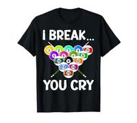 Funny Pool Billiard Men Women Billiards Players 8 Ball Gifts Maglietta
