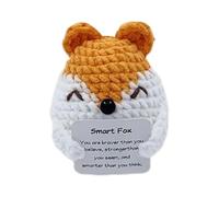 Funny Positive Crochet - Knitted Doll | Crochet Animal | Colorful Knitted Doll | Support Crochet Toys | Funny Stuffed Toys, Cute Automotive Interior Decorations For Birthday, Christmas, New Year