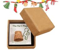 Funny Pranks For Adults - Hilarious Fart Plug Gag With Card And Storage Box | April Fools Prank Gift For Adults Women Friends, Party Social Gathering Humor, Family Holiday Celebration Joke