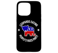 Funny Proud Member Vote Leopards Eating People's Faces Party Custodia per iPhone 15 Pro Max