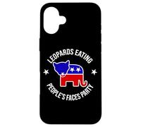 Funny Proud Member Vote Leopards Eating People's Faces Party Custodia per iPhone 16 Plus