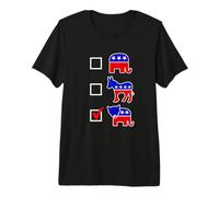 Funny Proud Member Vote Leopards Eating People's Faces Party Maglietta Premium