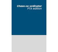 Funny PTA Notebook for Moms & Teachers | Sarcastic School Volunteer Journal | Chaos coordinator - PTA edition | 6 x 9 size lined book | Great for the office, home or as a gift