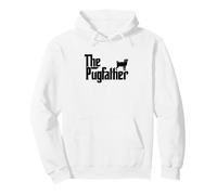 Funny Pug Owner The Pugfather Father Gift Felpa con Cappuccio