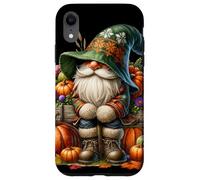 Funny Pumpkin Autumn Gnome For Women Men Cute Pumpkin Fall Custodia per iPhone XR