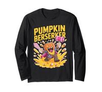 Funny Pumpkin Viking Kids - Carino Halloween Viking Berserker Maglia a Manica