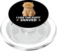 Funny Pussy Meme Pun Adult Joke Hilarious Shaved Pussy Joke PopSockets PopGrip per MagSafe