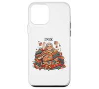 Funny Quilter Saying I'm OK Cartoon Fabric Chaos Scene Custodia per iPhone 12 mini