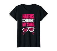 Funny Quote Attitude Haters Screenshot My Swag Maglietta