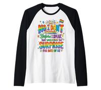 Funny Quote Don't Think Before I Speak That Ruin Surprise Maglia con Maniche Raglan