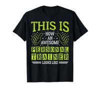 Funny Quote Thumbs Up Awesome Personal Trainer Maglietta