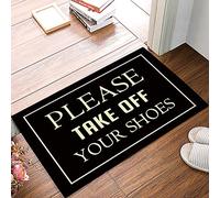 Funny Quotes Please Take Off Your Shoes Zerbino Asciugapassi Antiscivolo Zerbino Ingresso Morbido Tappeti Da Bagno Per Esterno Corridoio Vasca 40X60 Cm
