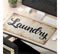 Funny Quotes Tappetino Per Mouse Lavanderia Cartello Per Bagno Vintage Mouse Pad Kawaii Accessori Da Scrivania Divertente Mouse Pad Per Scrivania