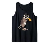 Funny Raccoon, Common Raccoon Eating a Taco Canotta