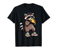 Funny Raccoon, Common Raccoon Eating a Taco Maglietta