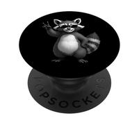 Funny Raccoon Cool Raccoon Chill Raccoon PopSockets PopGrip Adesivo