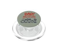Funny Raccoon Dad Yelling Raccoons Father's Day PopSockets PopGrip per MagSafe