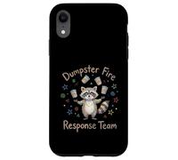 Funny Raccoon, squadra antincendio di Dumpster Custodia per iPhone XR