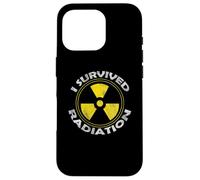 Funny Radiation Cancer Awareness Survived Radiation Warrior Custodia per iPhone 16 Pro