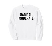 Funny Radical Moderate Republican Democrat Politics Design Felpa