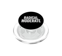 Funny Radical Moderate Republican Democrat Politics Design PopSockets PopGrip per MagSafe