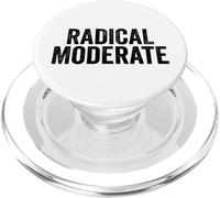Funny Radical Moderate Republican Democrat Politics Design PopSockets PopGrip per MagSafe