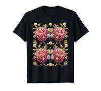 Funny Raspberry Fruit Pattern for Women And Girls Summer Maglietta