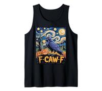 Funny Raven Starry Night Van Gogh F Caw F Canotta